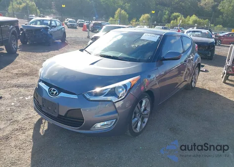 2016 Hyundai Veloster из США, поврежденный, VIN KMHTC6AD3GU298602